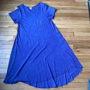 Lula Roe Carly purple / faded blue color